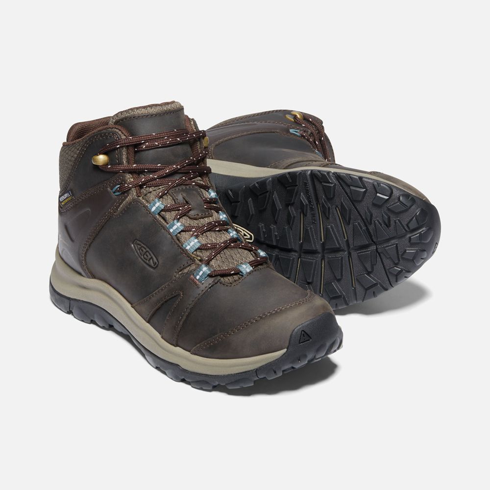 Keen Vandringskängor Dam Bruna - Terradora Ii Läder Waterproof - 078649RBQ